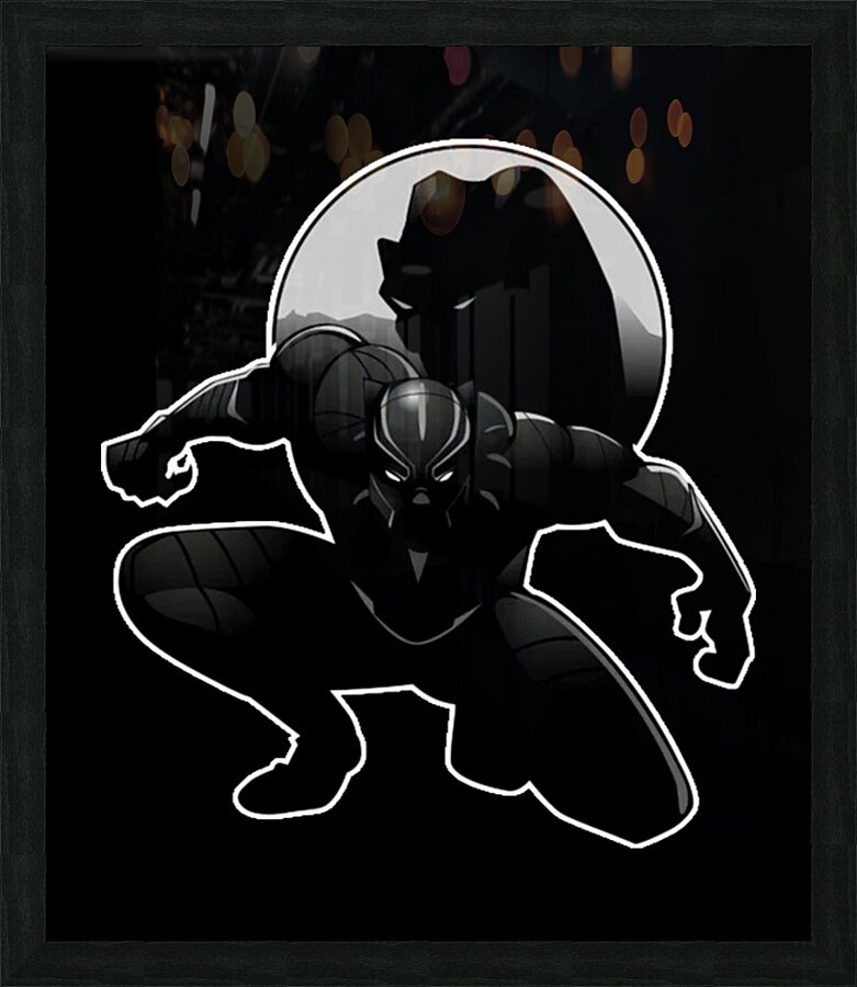 Black Panther 63 Picture Frame print