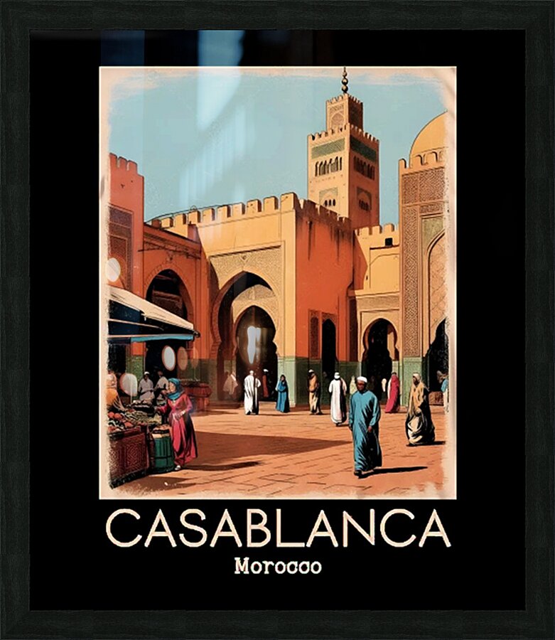 Casablanca 2 Picture Frame print