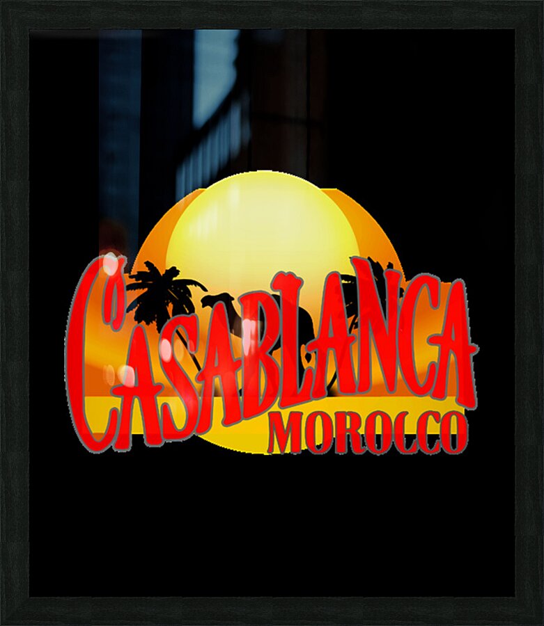 Casablanca 4 Picture Frame print