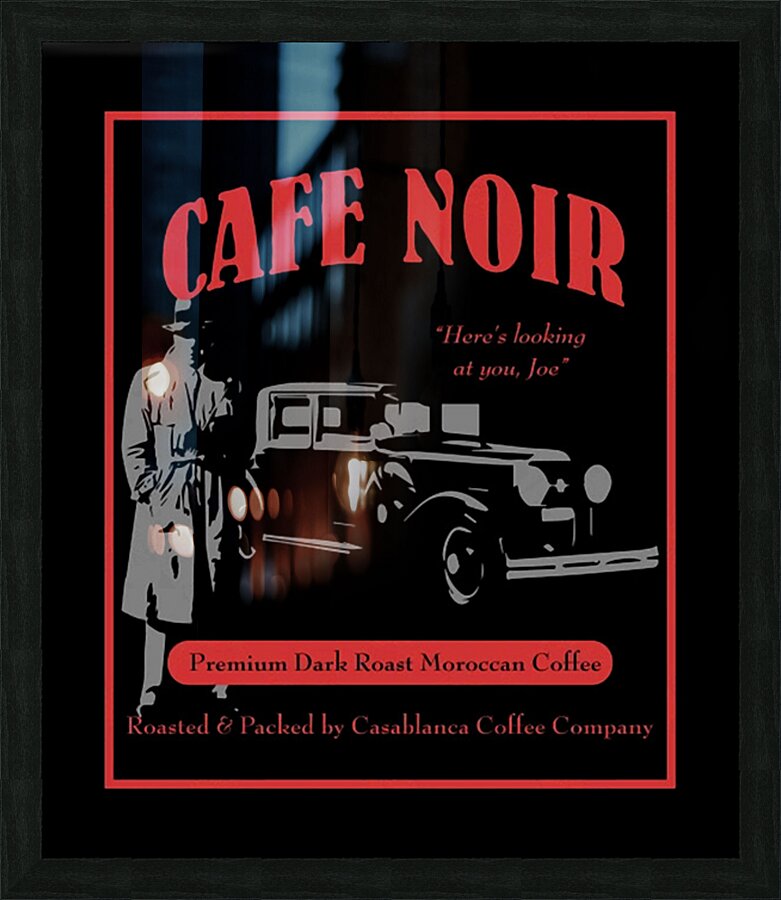 Casablanca 25 Picture Frame print