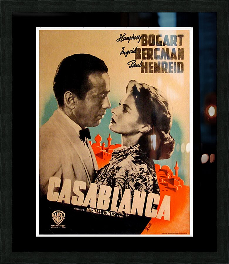 Casablanca 7 Picture Frame print