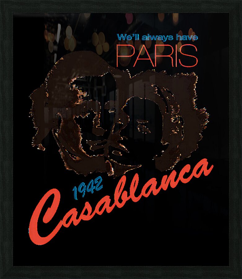 Casablanca 24 Picture Frame print