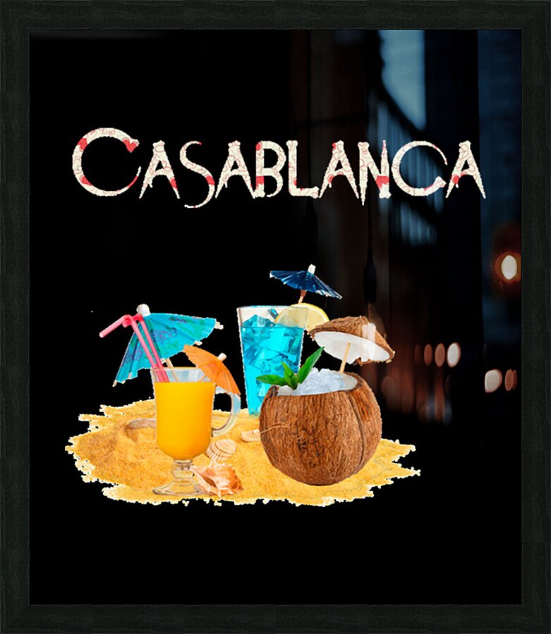 Casablanca 28 Picture Frame print