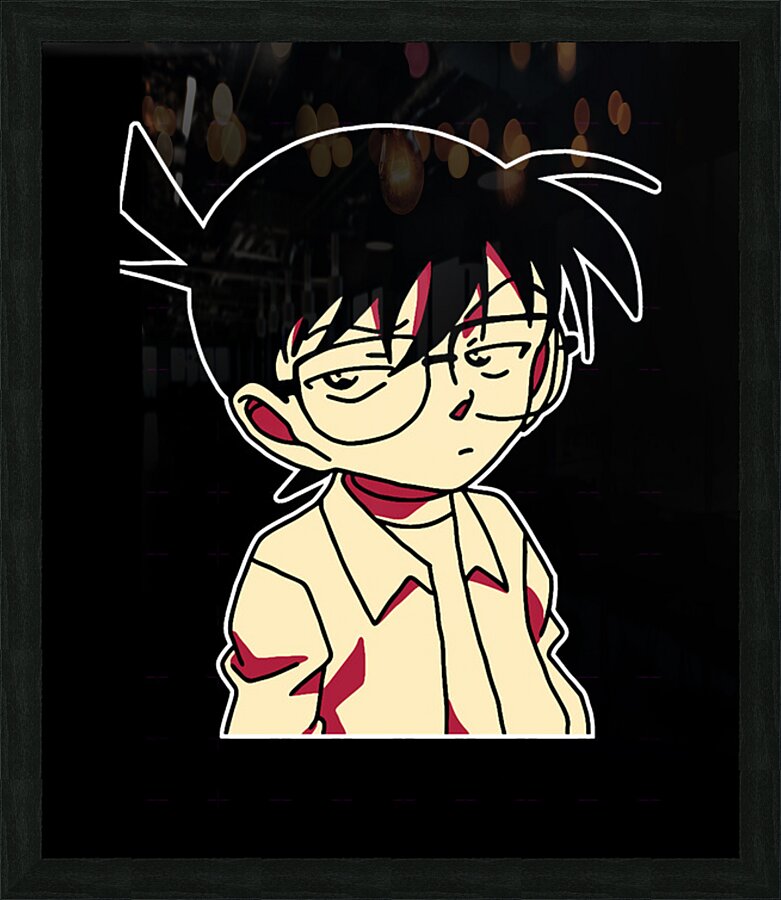Case Closed 4 Picture Frame print