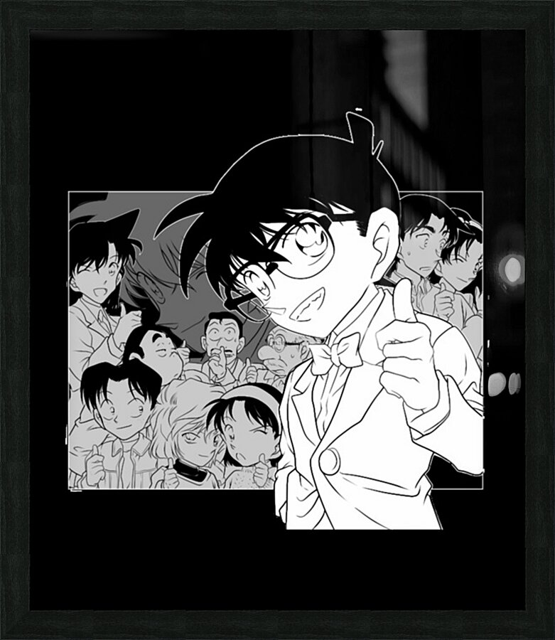 Case Closed 5 Picture Frame print
