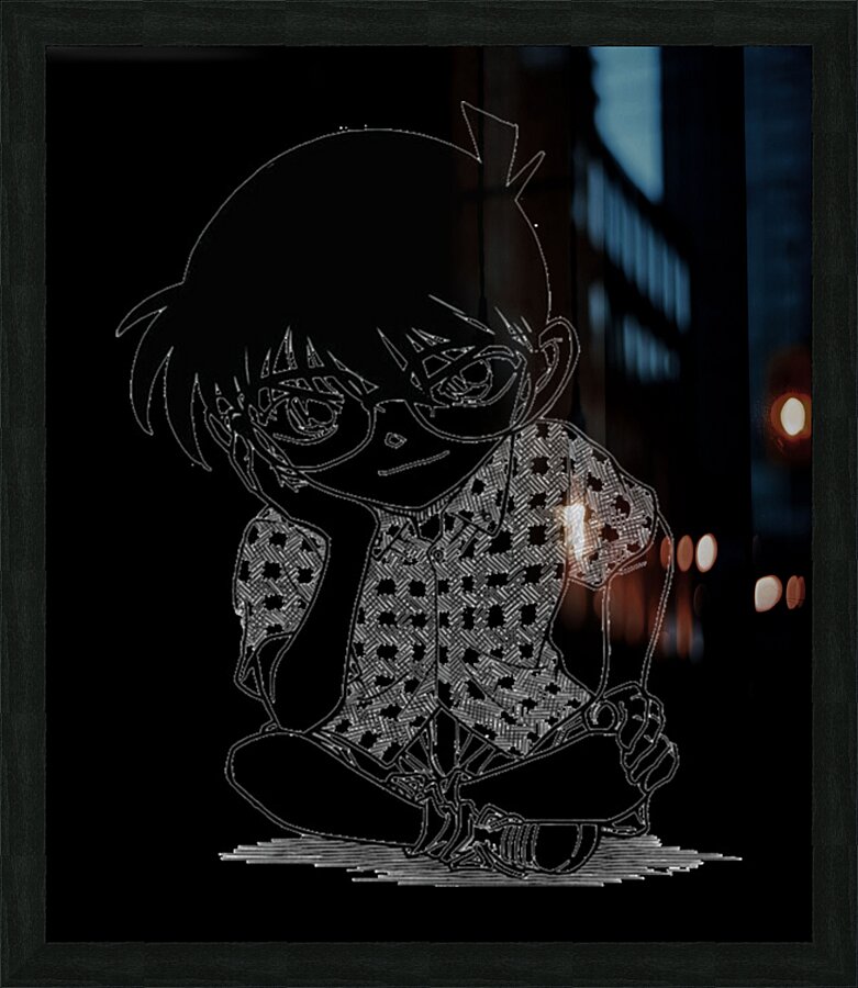 Case Closed 15 Picture Frame print