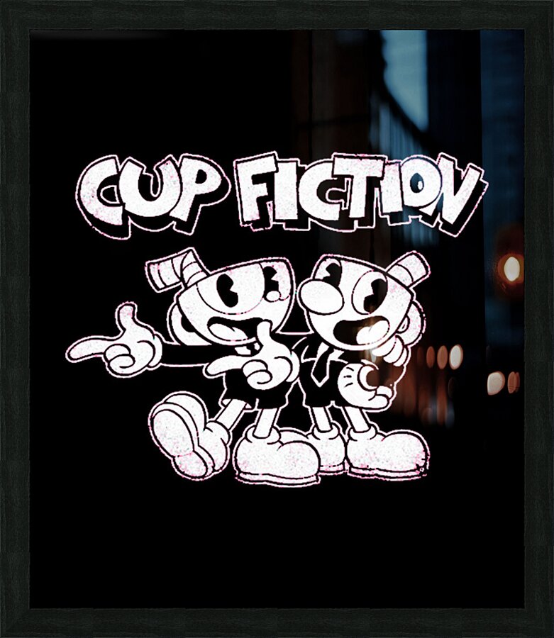 Cuphead 3 Picture Frame print