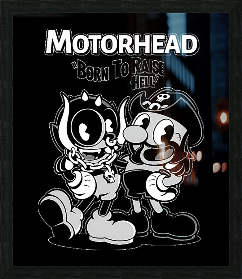 Cuphead 9 Picture Frame print