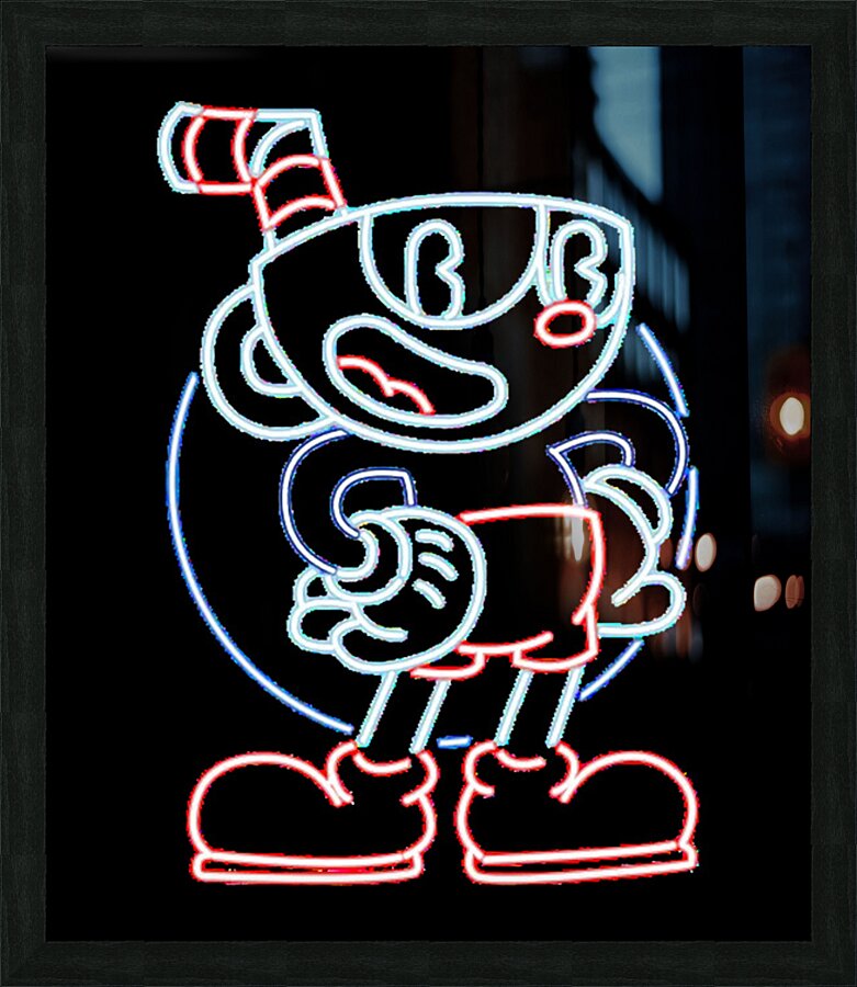 Cuphead 10 Picture Frame print