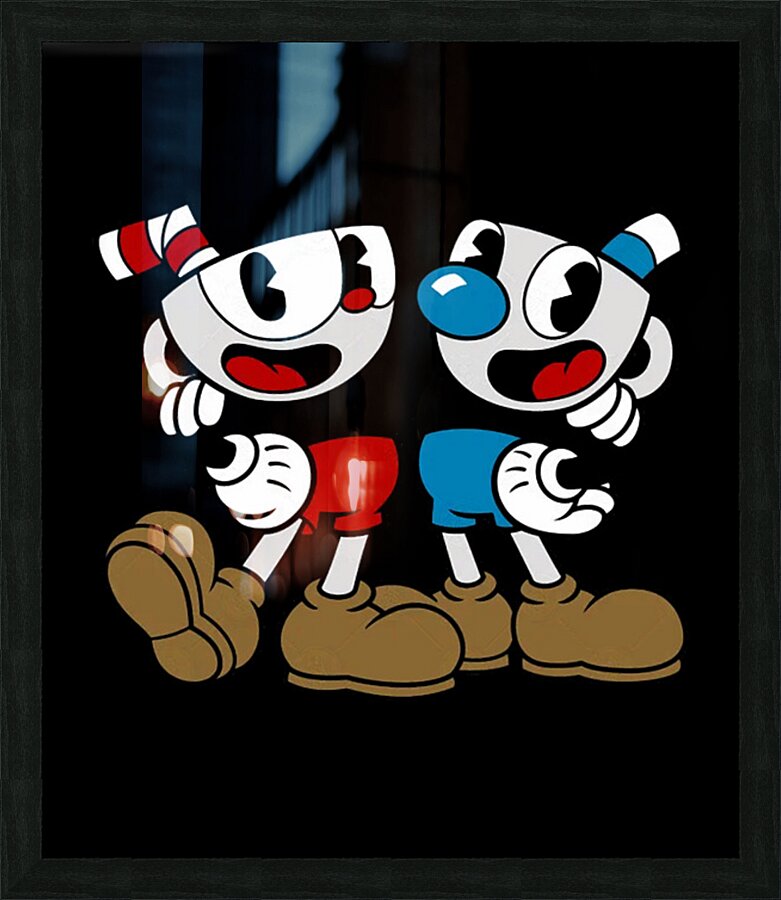 Cuphead 24 Picture Frame print