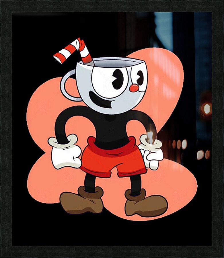 Cuphead 26 Picture Frame print