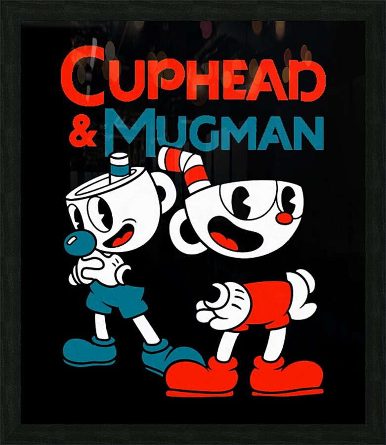Cuphead 27 Picture Frame print