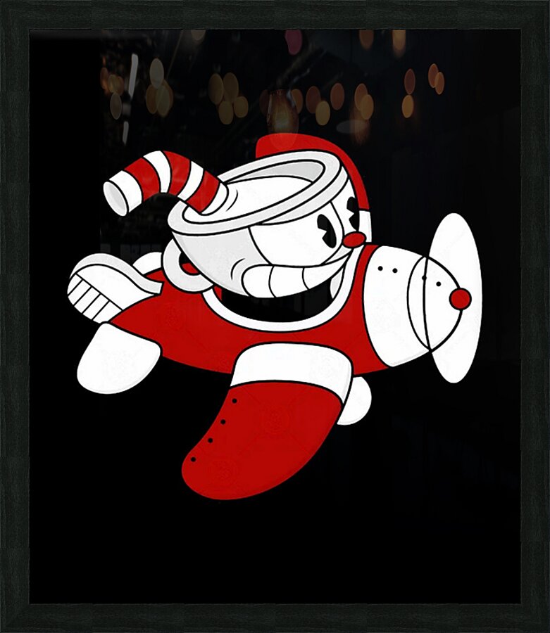 Cuphead 30 Picture Frame print