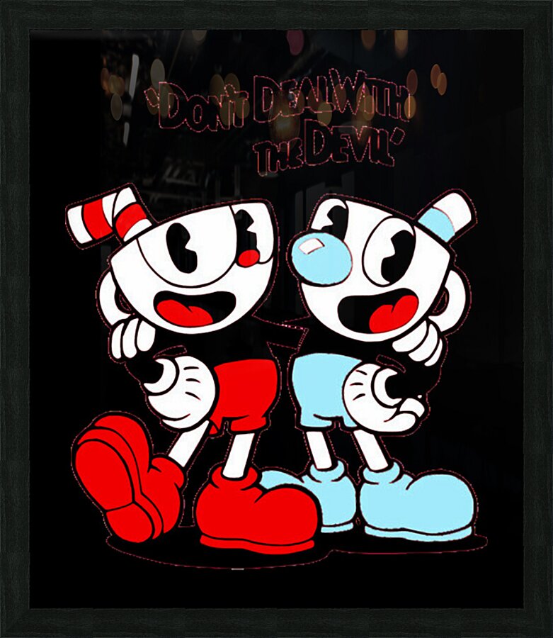 Cuphead 31 Picture Frame print