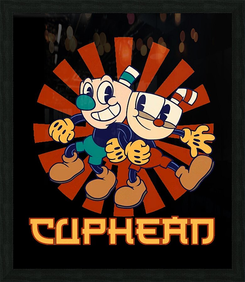 Cuphead 32 Picture Frame print