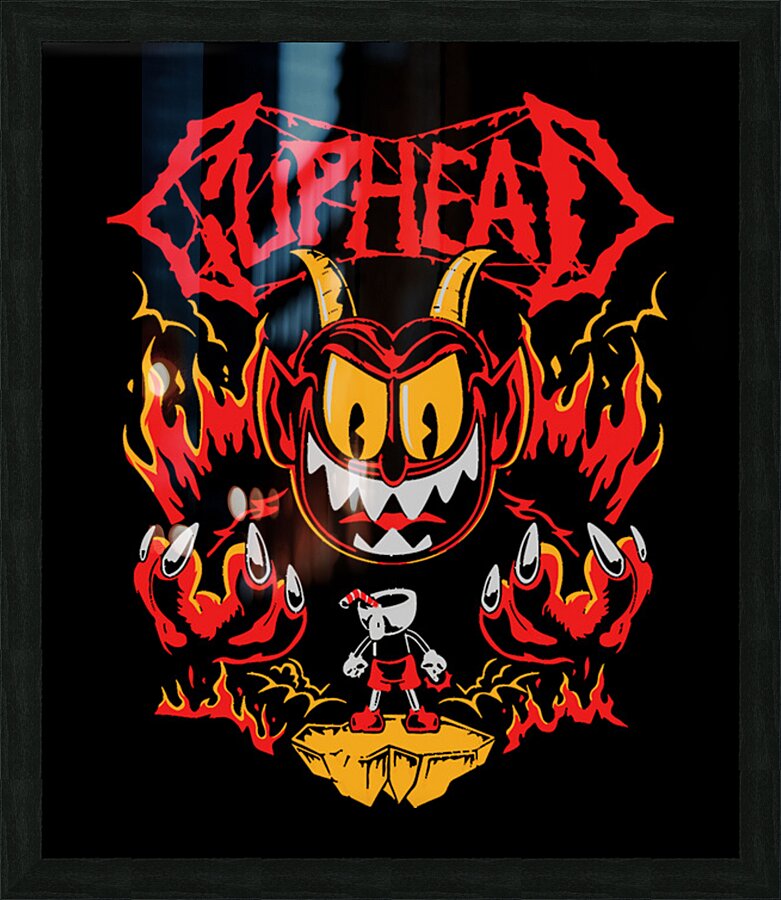 Cuphead 36 Picture Frame print