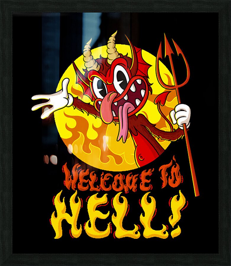 Cuphead 39 Picture Frame print