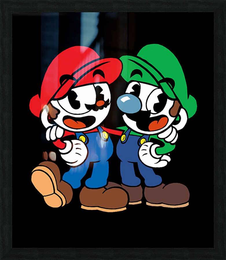 Cuphead 41 Picture Frame print