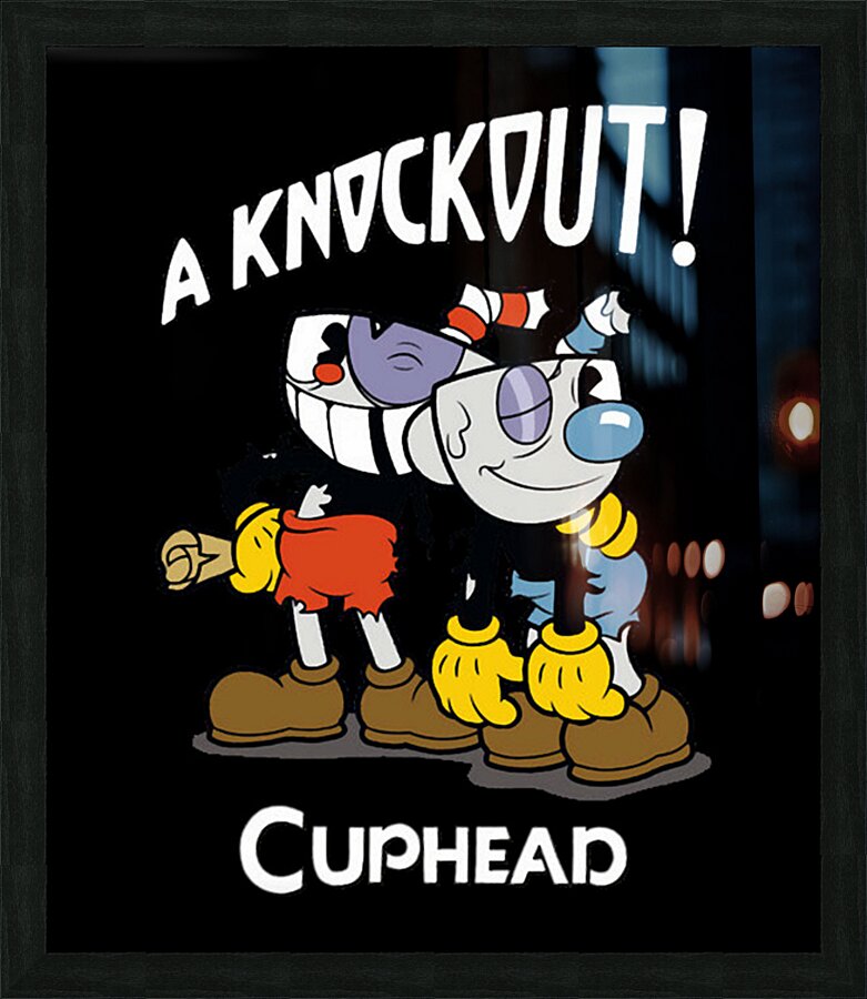 Cuphead 51 Picture Frame print
