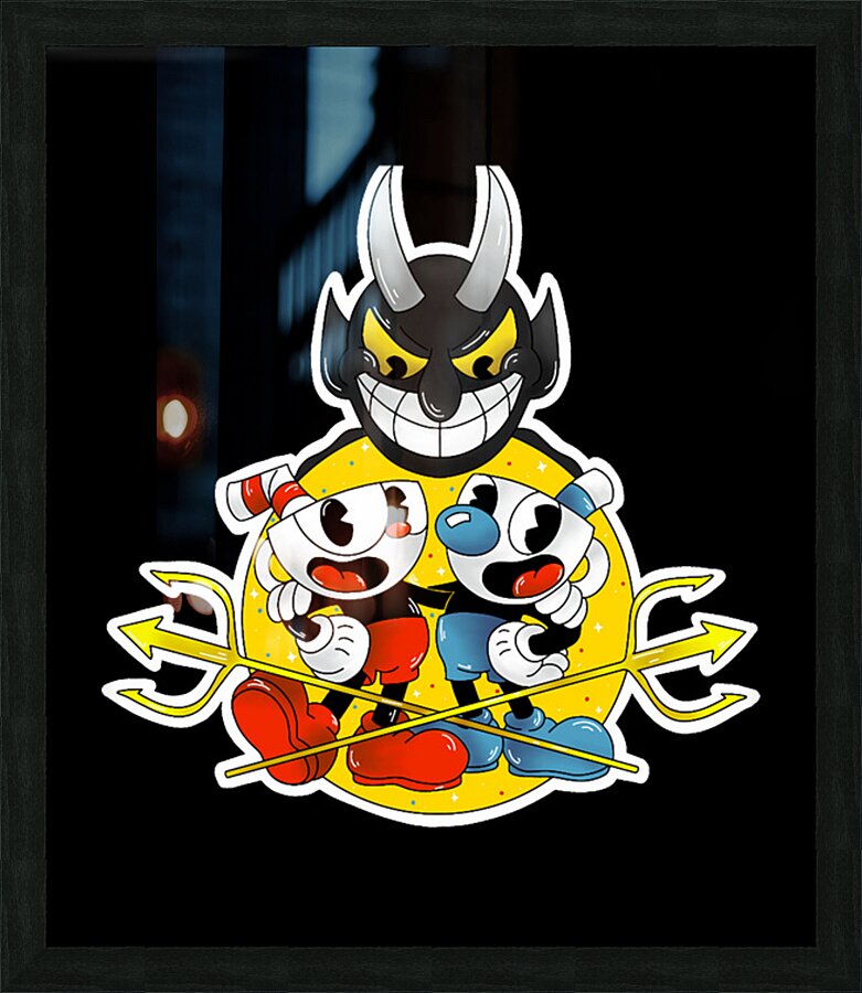 Cuphead 53 Picture Frame print