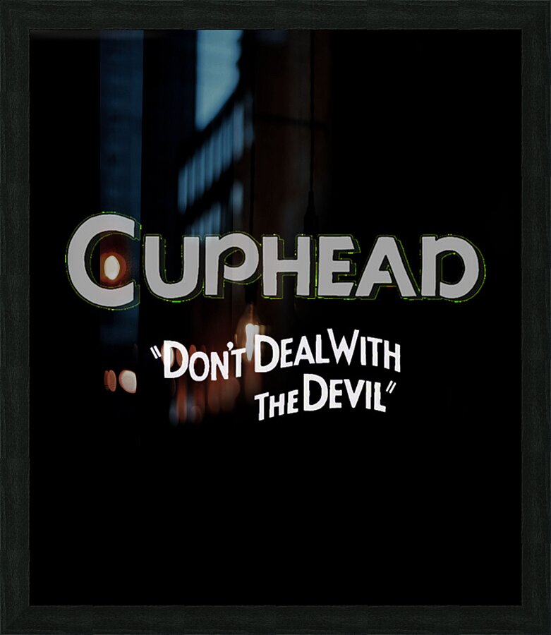 Cuphead 54 Picture Frame print