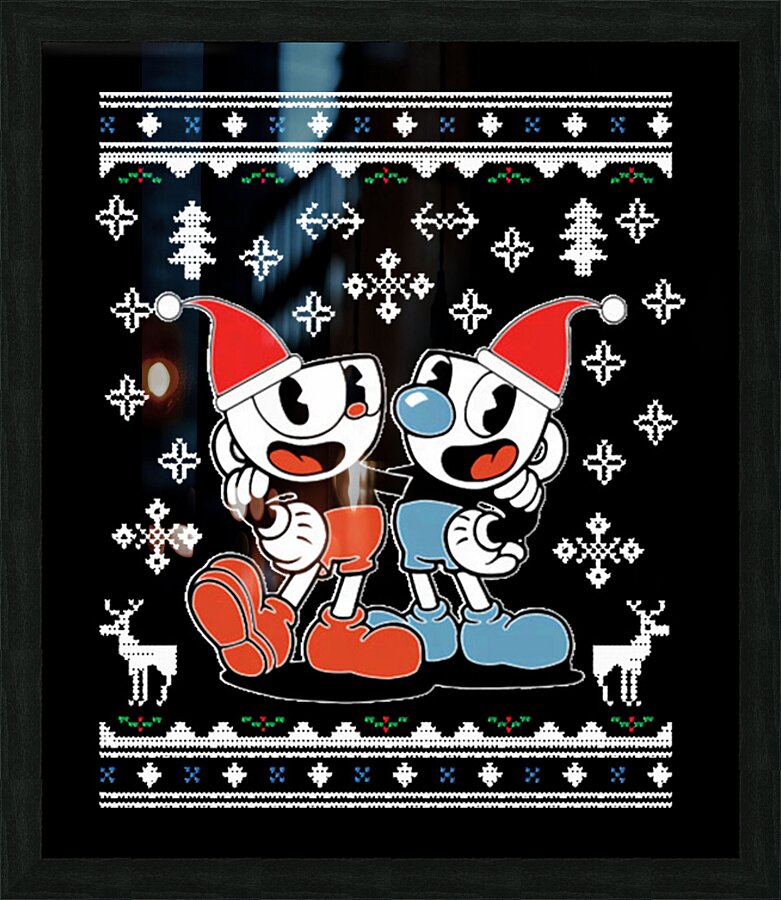 Cuphead 1 Picture Frame print