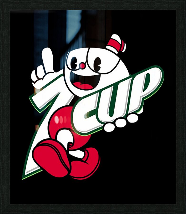 Cuphead 2 Picture Frame print