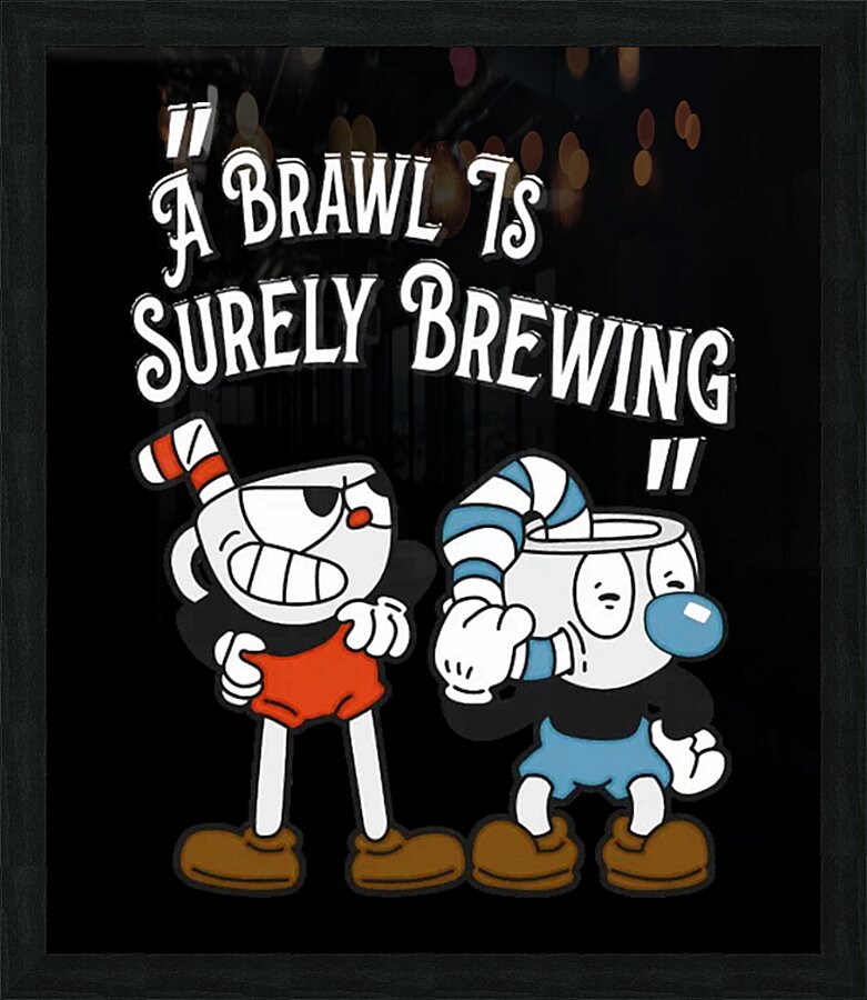 Cuphead 11 Picture Frame print