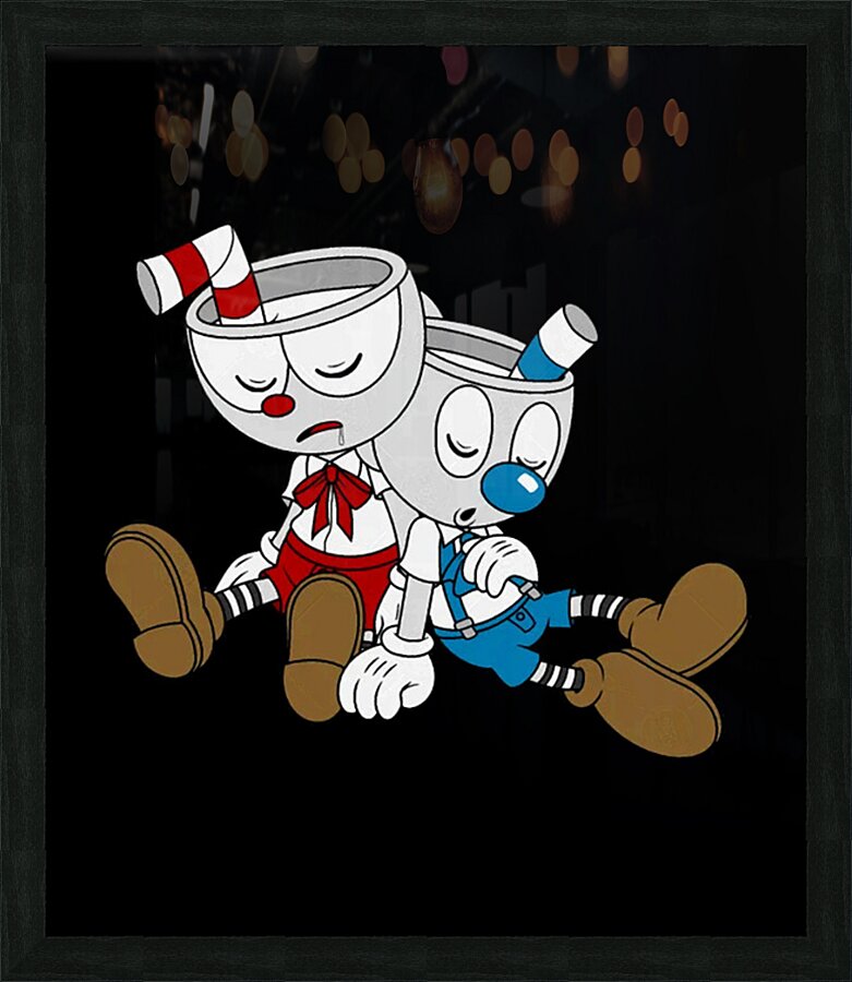 Cuphead 12 Picture Frame print