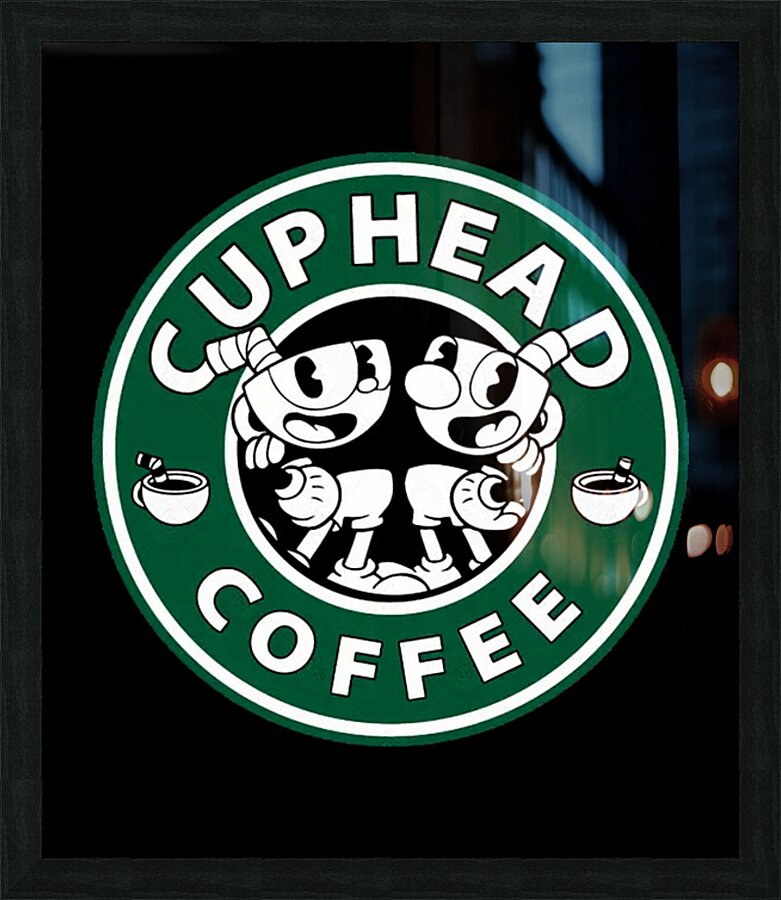 Cuphead 14 Picture Frame print