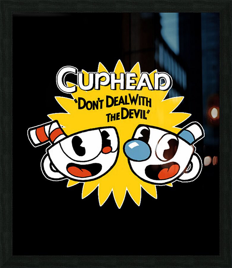 Cuphead 18 Picture Frame print