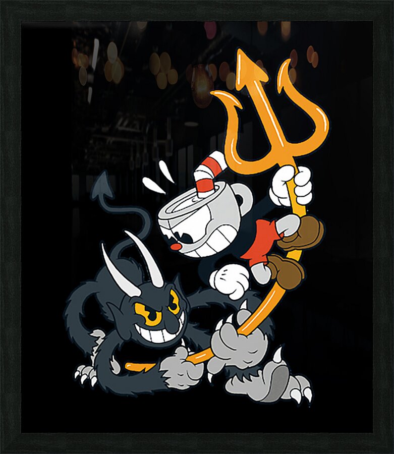 Cuphead 20 Picture Frame print