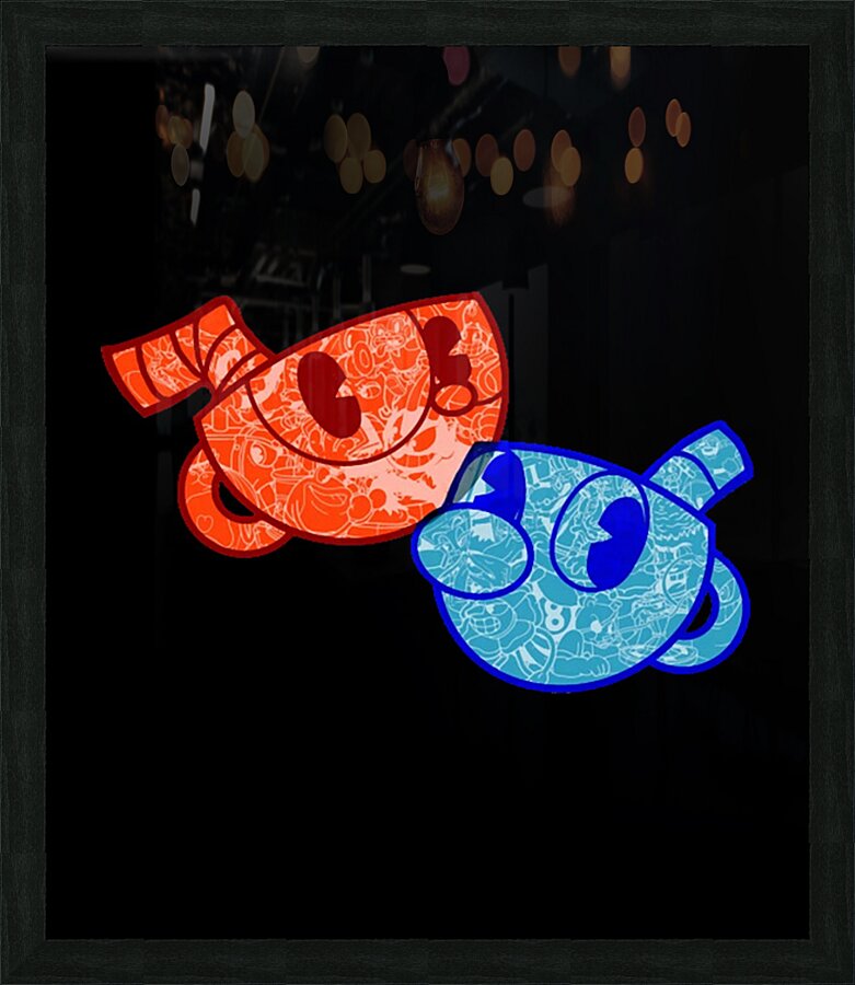 Cuphead 22 Picture Frame print
