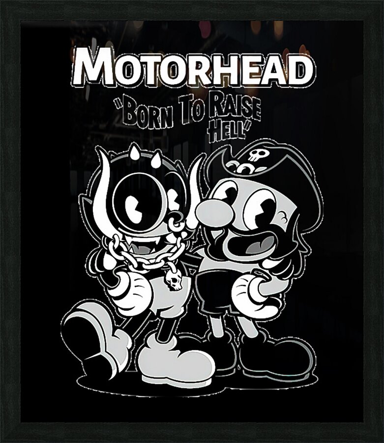 Cuphead 23 Picture Frame print