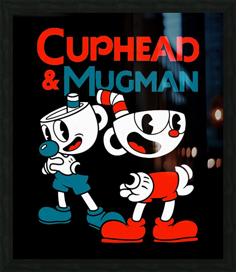 Cuphead 25 Picture Frame print