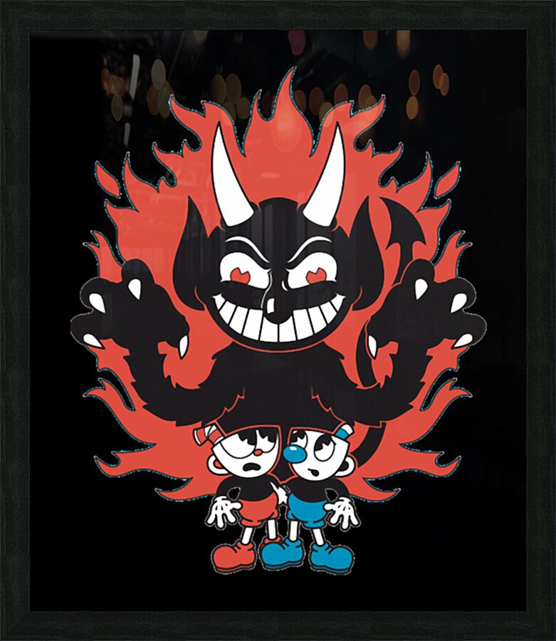 Cuphead 28 Picture Frame print
