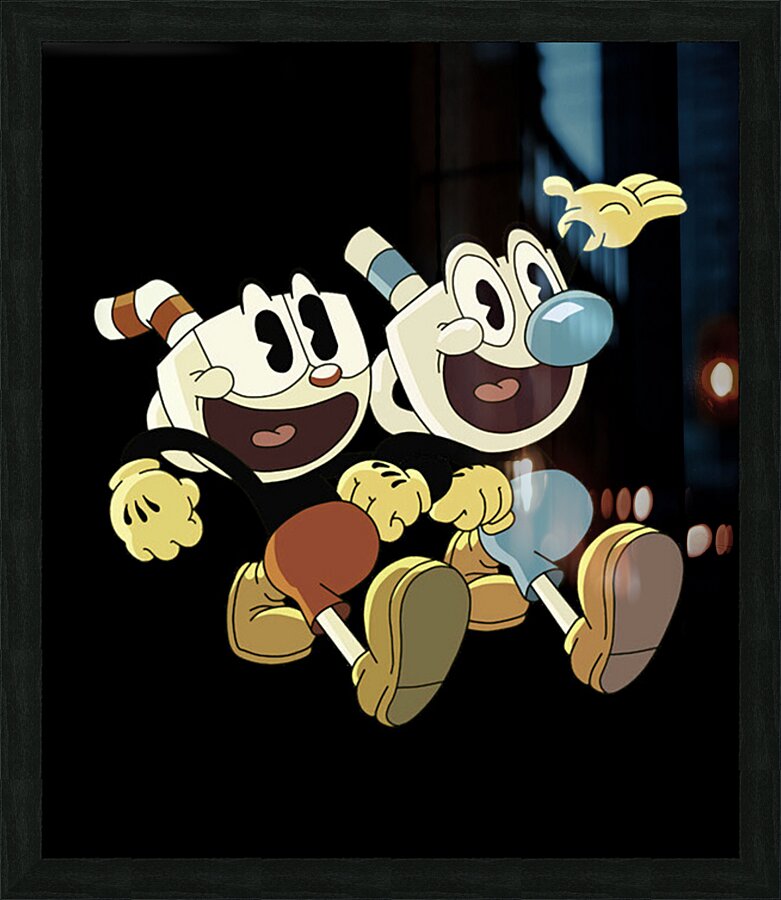 Cuphead 30 Picture Frame print