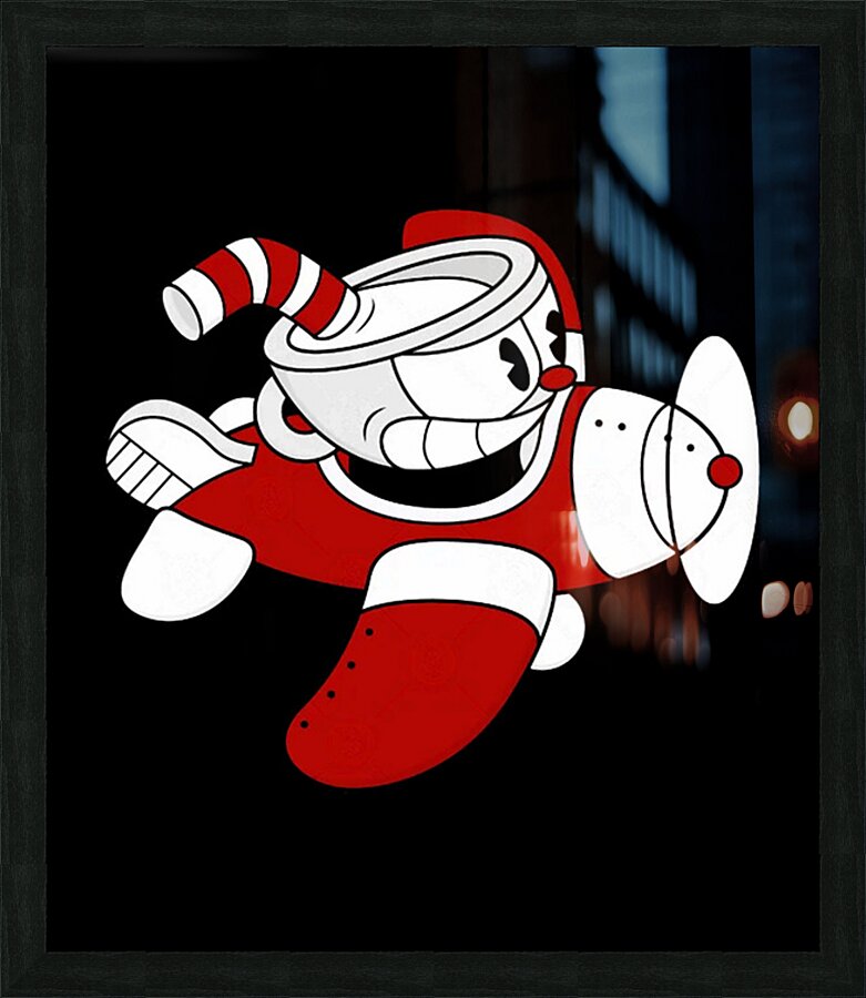 Cuphead 31 Picture Frame print