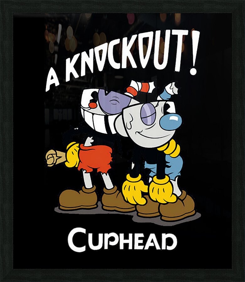 Cuphead 32 Picture Frame print