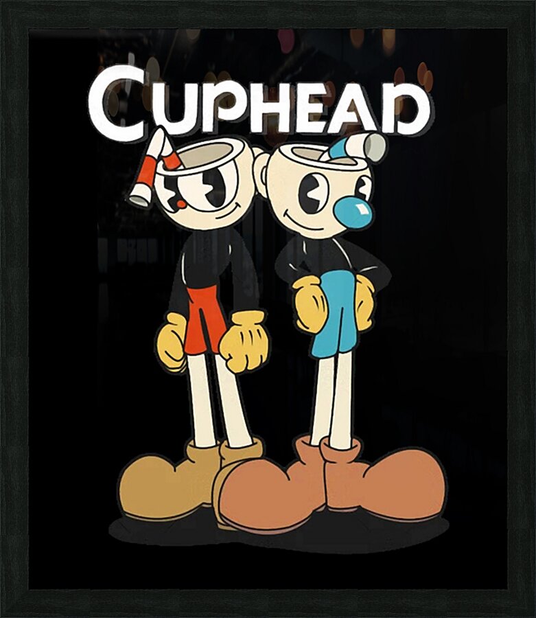 Cuphead 33 Picture Frame print