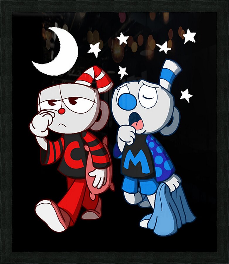 Cuphead 35 Picture Frame print