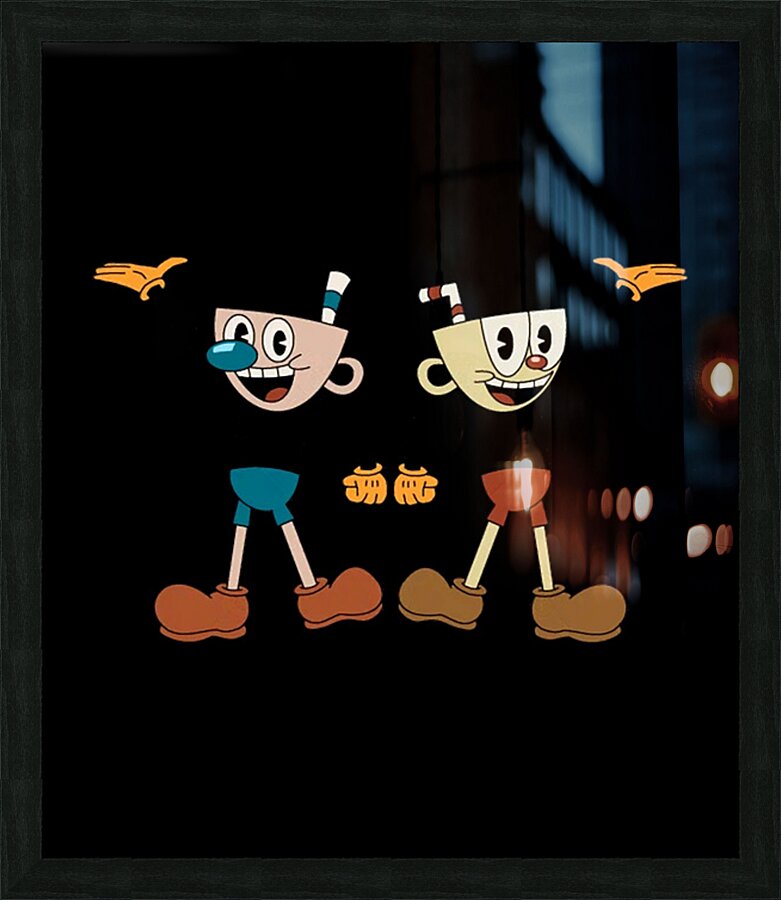 Cuphead 36 Picture Frame print
