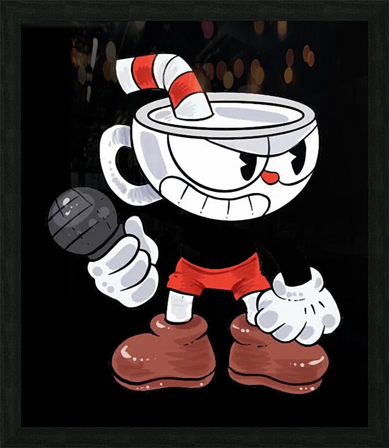 Cuphead 38 Picture Frame print