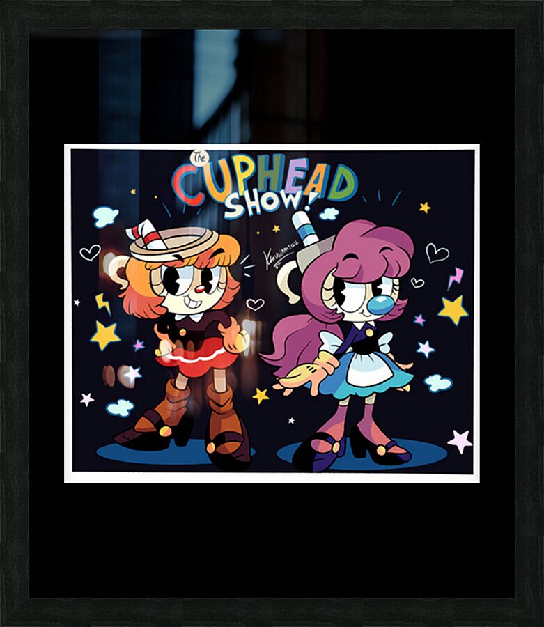 Cuphead 39 Picture Frame print