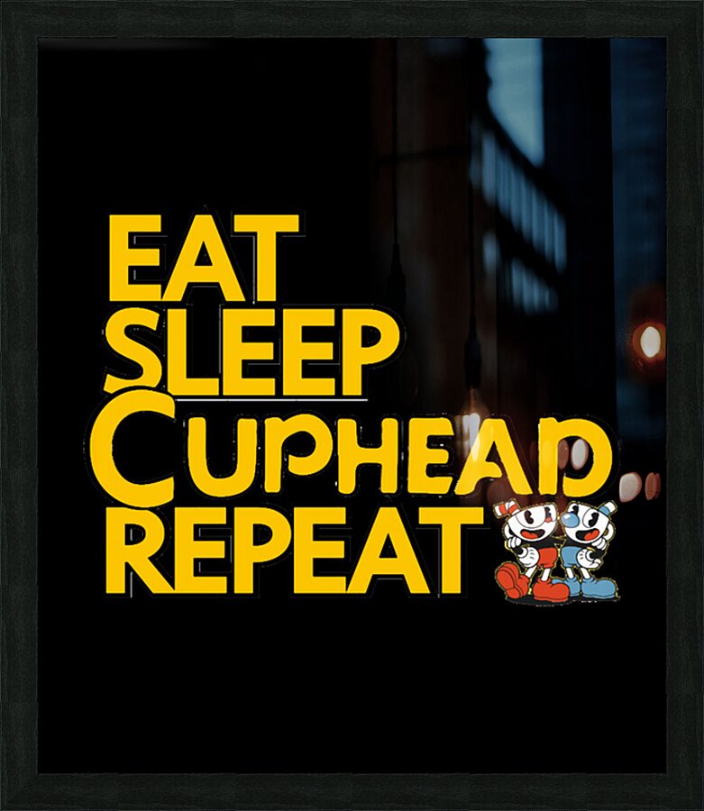 Cuphead 41 Picture Frame print