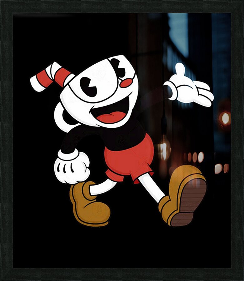 Cuphead 44 Picture Frame print