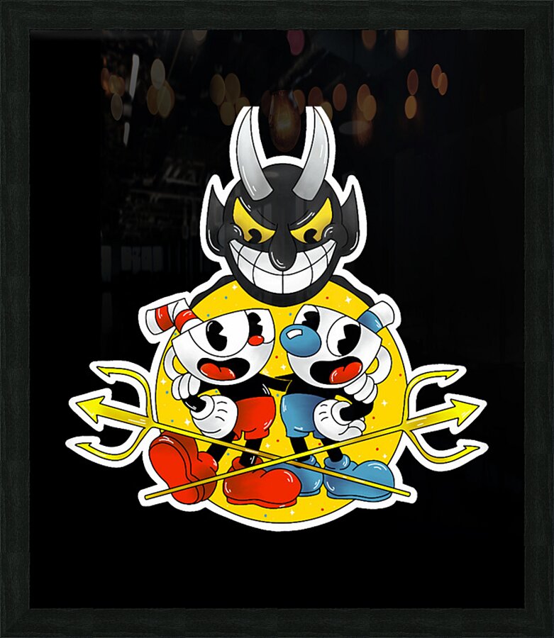 Cuphead 46 Picture Frame print
