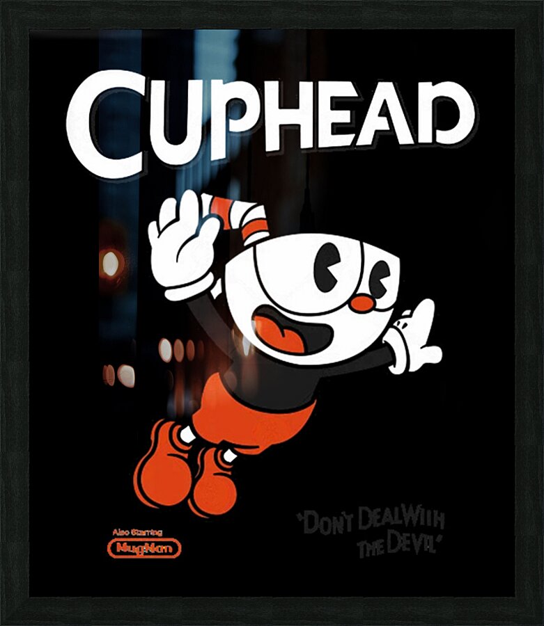 Cuphead 47 Picture Frame print