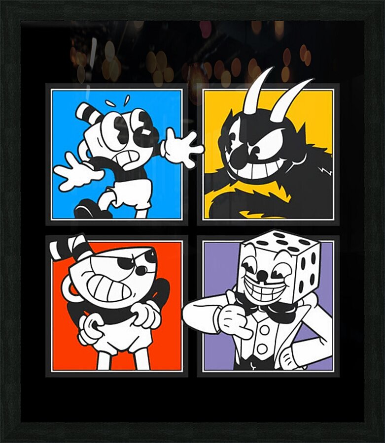 Cuphead 49 Picture Frame print