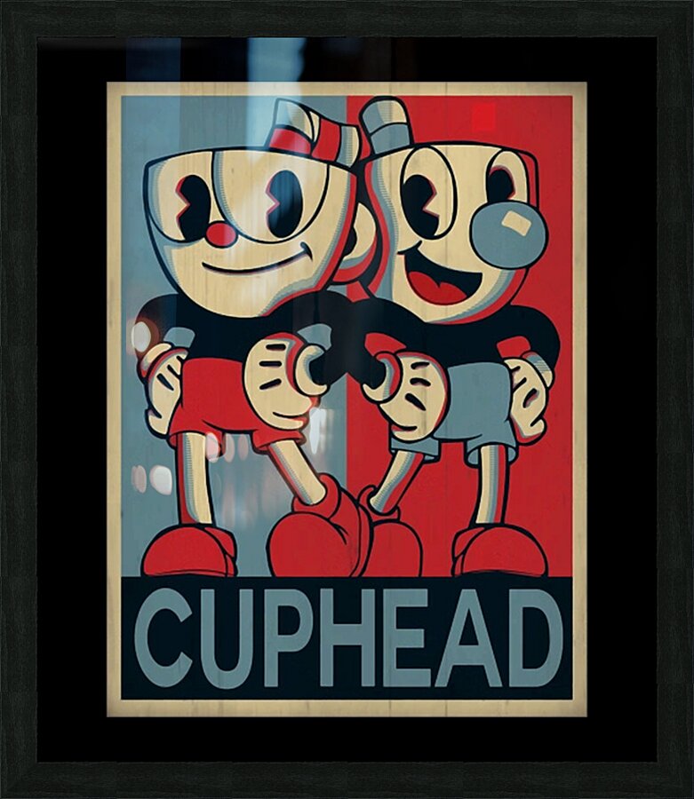 Cuphead 53 Picture Frame print